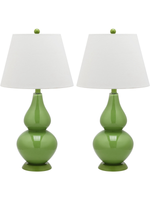 Cybil Double Gourd Lamp (set Of 2) - Safavieh