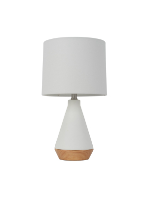 Tapered Ceramic With Wood Detail Table Lamp - Project 62™