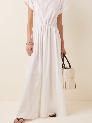 Cotton-poplin Maxi Dress