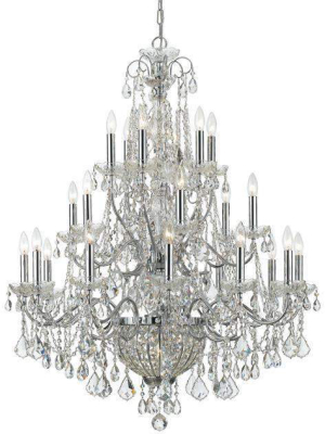 Imperial 26 Light Crystal Chrome Chandelier