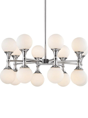 Polished Chrome Small Astoria Chandelier