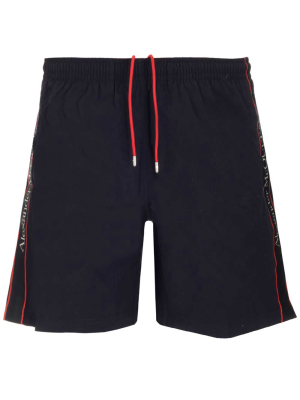 Alexander Mcqueen Side Stripe Swim Shorts