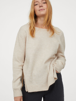 Mama Knit Nursing Sweater