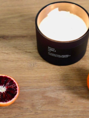 Basik Candle No. 4 - Bergamot + Blood Orange