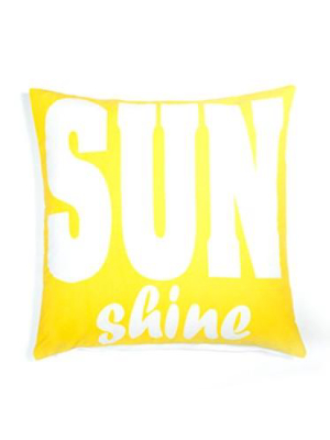 Yellow Sunshine Pillow Design By 5 Surry Lane