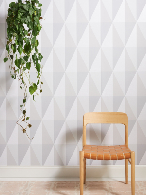Aspect Geometric Faux Grasscloth Wallpaper