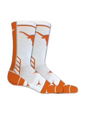 Ncaa Texas Longhorns Tailgate Crew Socks 10-13