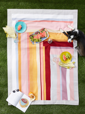 Rainbow Picnic Blanket