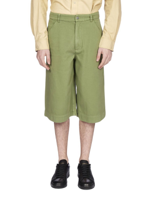 Kenzo Embroidered K Knee-length Shorts