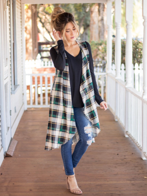 The Briley Vest - Green