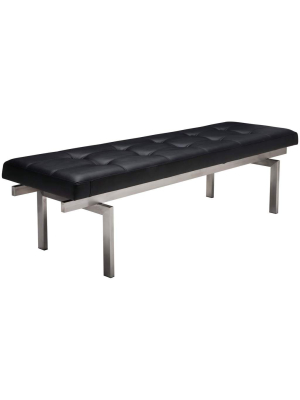 Louve 59" Bench, Black