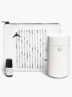 Essential Oil Diffuser Kit - White Travel + Relax Blend