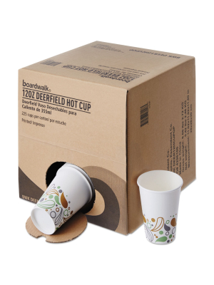 Boardwalk Convenience Pack Paper Hot Cups 12 Oz Deerfield Print 225/carton Deer12hcupop