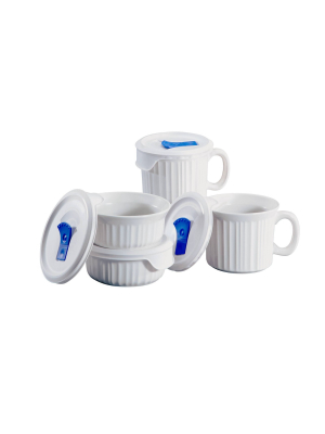 Corningware Pop-ins 8pc Ceramic Mug Set