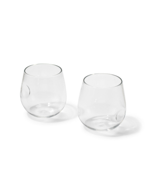 Hand-blown Red Wine Glass