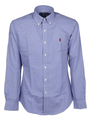 Polo Ralph Lauren Logo Embroidered Checked Shirt