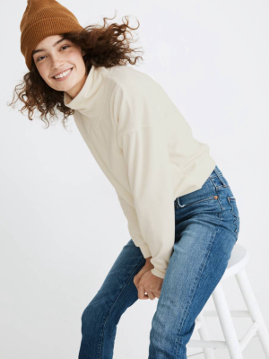 Corduroy Turtleneck Top