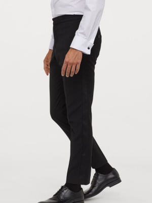 Slim Fit Tuxedo Pants