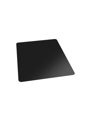 3'x4' Rectangle Solid Office Chair Mat Black - Staples