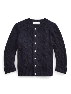 Cable-knit Cashmere Cardigan