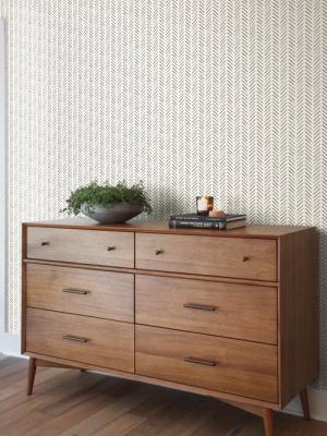 Pick-up Sticks Wallpaper In Black From The Magnolia Home Vol. 3 Collection By Joanna Gaines