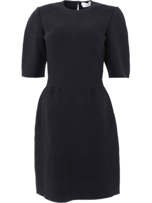 Alexander Mcqueen Textured Mini Dress