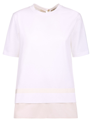 Herno Layered Short-sleeve Top