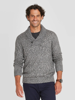 Men's Regular Fit Pullover Shawl Sweater - Goodfellow & Co™