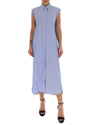 Loulou Studio Sleeveless Shirt Dress