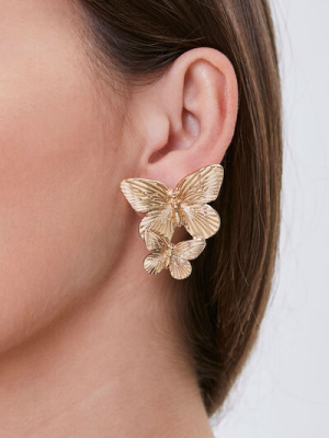 Butterfly Drop Earrings