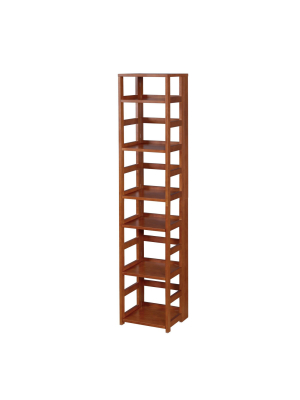 67" Cakewalk High Square Folding Bookcase Cherry - Regency