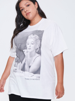 Plus Size Marilyn Monroe Graphic Tee