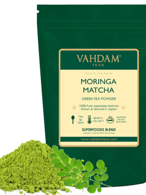 Moringa Matcha Green Tea Powder, 1.76oz