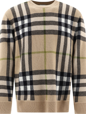 Burberry Check Knitted Sweater