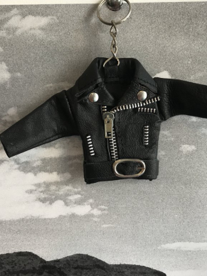 Leather Jacket Keychain
