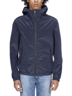 Herno Hooded Zip-up Jacket