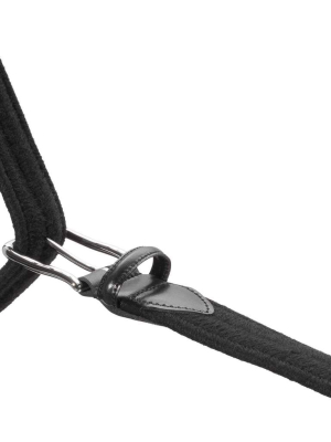 Black Giorgio Elastic Wool Belt