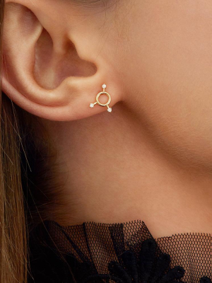 Scintilla Sol Orb Stud Earring