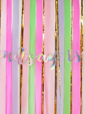 Iridescent Make Your Own Banner And Cheers Charms Bundle