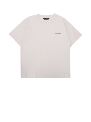 Balenciaga Kids Logo Printed T-shirt