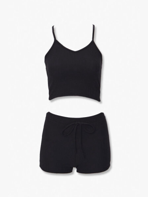 Cropped Cami & Shorts Set