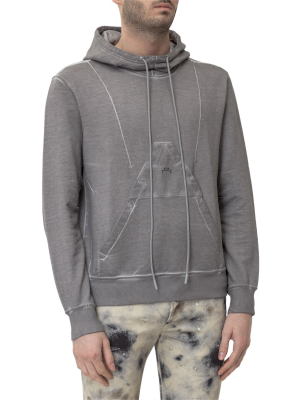 Diesel X A-cold-wall* Logo Printed Hoodie