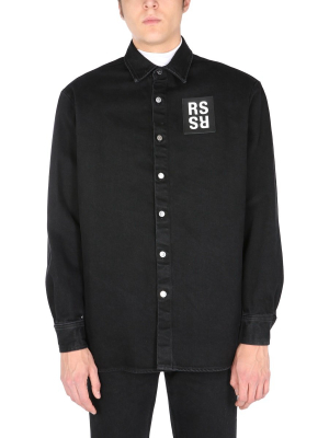 Raf Simons Logo Patch Denim Jacket