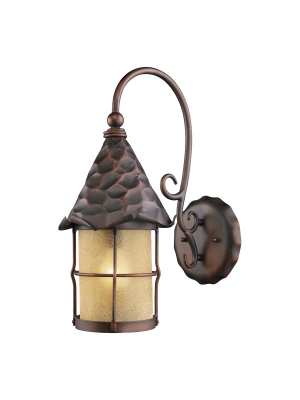 Rustica 1-light 19 X 14 X 10 Outdoor Wall Lamp In Various Colors