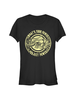 Junior's Project Power What's Your Power Pistol Shrimp T-shirt