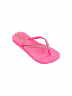 Ipanema Ana Metallic Ii Kids Sandal In Pink