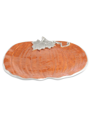 Julia Knight Pumpkin 17" Platter In Spice