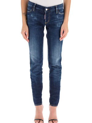 Dsquared2 Mid-rise Skinny Denim Jeans