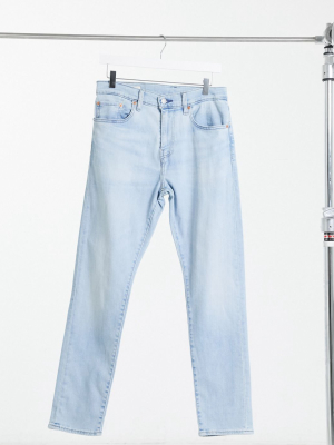 Levi's 512 Slim Tapered Fit Jeans In Gravie Fog Adv Bleach Wash