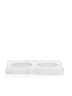 Hand Soap And Lotion Marble Tray